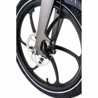 Li-Fe Flo Folding Electric Bike, 20" Wheel, 7.8Ah Integrated Battery - Satin Graphite - Image 7