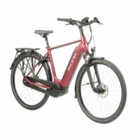 Raleigh Motus Tour Crossbar HUB Electric Bike 2022, BOSCH Active - Red - Image 2