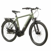 Raleigh Centros Crossbar Hub Gear Hybrid Electric Bike 2022, BOSCH Performance - Satin Sage Green - Image 2