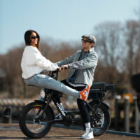 Knaap AMS 2 Seater Urban Electric Bike, 21Ah Battery - Black Edition - Image 9