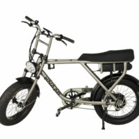 Knaap AMS 2 Seater Urban Electric Bike, 21Ah Battery - Space Grey - Image 3