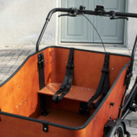 AMCargoBikes Ultimate Harmony Cargo Electric Tricycle - Black/Woodgrain - Updated Model - Image 3