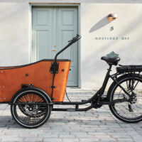 AMCargoBikes Ultimate Harmony Cargo Electric Tricycle - Black/Woodgrain - Updated Model - Image 2