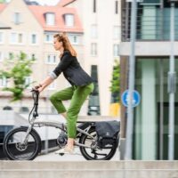 Tern Vektron S10 Cargo Ready Folding Electric Bike, BOSCH Perf. - Satin Silver - Image 3