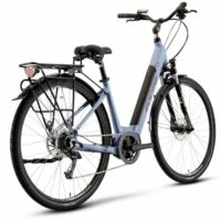 Forme Peak Trail 2ELS Step Through Hybrid Electric Bike, 700c Wheel - Pearl Metallic Blue - Image 3