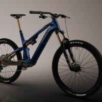 Haibike Lyke CF SE Full Suspension Electric Mountain Bike, 29" Wheel - Blue Carbon/Bronze - Image 2