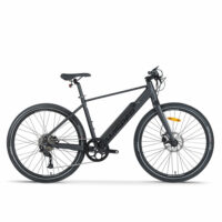 Wisper Tailwind City Crossbar Commuter Electric Bike - Black - Image 2