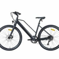 Wisper Tailwind City LOW Crossbar Commuter Electric Bike - Black - Image 3