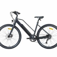 Wisper Tailwind City LOW Crossbar Commuter Electric Bike - Black - Image 4