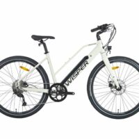 Wisper Tailwind City LOW Crossbar Commuter Electric Bike - Stone - Image 3