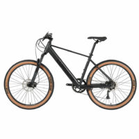 Wisper Tailwind Trail Crossbar Commuter Electric Bike - Black - Image 3