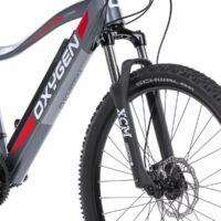 Ex Demo Oxygen S-Cross MTB MKII Electric Mountain Bike, 27 Speed, 27.5" Wheel - Graphite Grey - Image 4