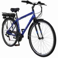 Dawes Discover-E Trekking Electric Bike, 700c, 10Ah Battery - Satin Metallic Blue - Image 2