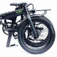 E-Go Max Folding Electric Bike, 20" Wheel, 14Ah Samsung Battery - Black - Image 3