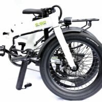 E-Go Max Folding Electric Bike, 20" Wheel, 14Ah Samsung Battery - White - Image 2