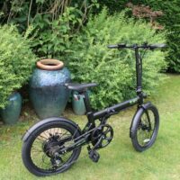 E-Go Lite+ Folding Electric Bike, 20" Wheel, 7 Speed, 7Ah Battery - Black - Image 2