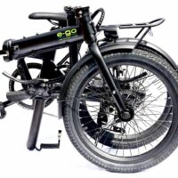 E-Go Lite+ Folding Electric Bike, 20" Wheel, 7 Speed, 7Ah Battery - Black - Image 3