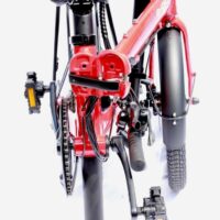 E-Go Lite+ Folding Electric Bike, 20" Wheel, 7 Speed, 7Ah Battery - Red - Image 4