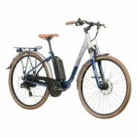 Ex-Demo Raleigh Array Low Step Electric Hybrid Bike, 400Wh Battery, 700c Wheel, 45cm - Silver/Blue 45cm - Image 2