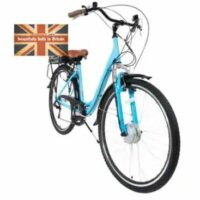 Cyclotricity Jade Step Through Dutch Style Electric Bike, 6 Speed Derailleur, 700c - Baby Blue - Image 2