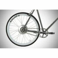 Quella Varsity Edinburgh Electric Hybrid Bike - Grey - Image 2