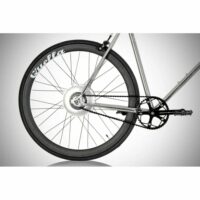 Quella Varsity Imperial Electric Hybrid Bike - Silver/Black - Image 2