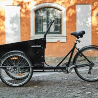 AMCargoBikes Lightweight Classic Cargo Bike - Black - Image 2