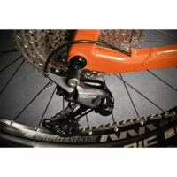 Haibike AllTrack 6 Hardtail Electric Mountain Bike, 27.5in - Gloss Papaya/Titan - Image 3