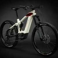 Haibike HYBE CF 9 Full Suspension EMTB - Grey/Red/Blk - Gloss/Matt - Image 2