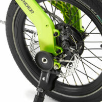 MiRider One Folding Electric Bike - Acid Green - Image 6