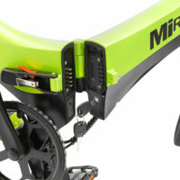 MiRider One Folding Electric Bike - Acid Green - Image 7