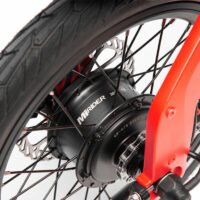 MiRider One Folding Electric Bike - Eclipse Red - Image 3