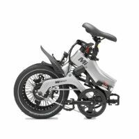 MiRider One Folding Electric Bike - Silver - Image 2