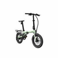 Eovolt Morning 16in Wheels Origins Folding Electric Bike - Sage Green - Image 2