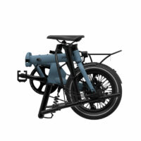 Eovolt Morning 16in Wheels Origins Folding Electric Bike - Blue - Image 3