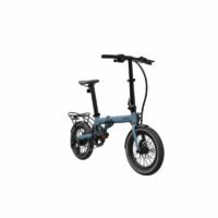 Eovolt Morning 16in Wheels Origins Folding Electric Bike - Blue - Image 2