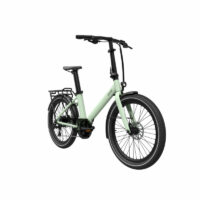 Eovolt Evening 24in Wheel Origins Semi Folding Electric Bike - Sage Green - Image 2