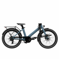 Eovolt Evening 24in Wheel Origins Semi Folding Electric Bike - Blue - Image 3