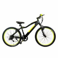 Basis Hunter Unisex Integrated Electric Mountain Bike - Black/Lime - Image 2