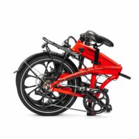 Ampere Mode Electric Folding Bike - Red - Image 2