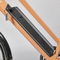 Juicy Roller Electric Urban Bike, 28in Wheel - Apricot - Image 10