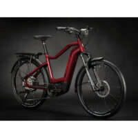 Haibike Trekking 11 High, 27.5" Wheel - Tuscan/Neon Red S - Image 2