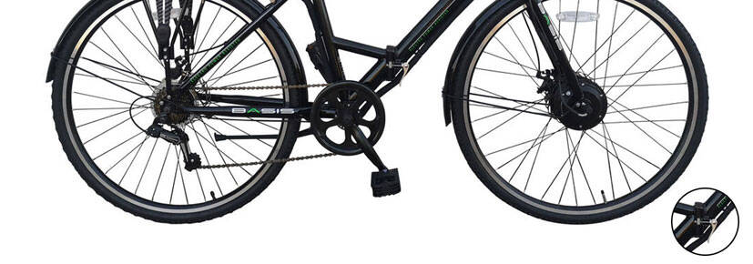 Basis Hybrid Full Size Folding Electric Bike at E-Bikes Direct