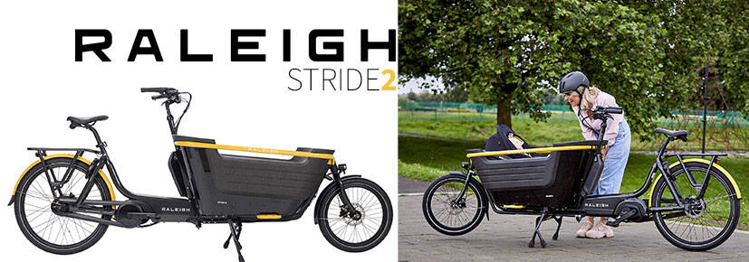 Raleigh Stride 2 Electric Cargo Bike at E-Bikes Direct