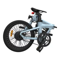 ADO Air 20S Lightweight Folding Electric Bike, 9.6Ah - Blue - Image 5