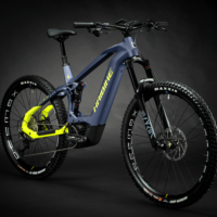 Haibike AllMtn CF 11 Electric Mountain Bike, 750Wh Carbon Frame - Slate/Yellow - Image 2