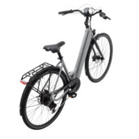 Peddle Step City Electric Bike, 10Ah, 700c - Matte Grey - Image 2