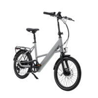 Peddle Go Commuter Electric Bike, 10Ah, 7 Speed - Matte Grey - Image 2