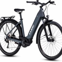 Cube Touring Hybrid One 625 Electric Bike EE, 625Wh, 2023 - Grey/White - Image 2