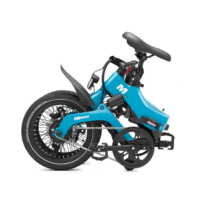 MiRider One Folding Electric Bike - Azure Blue - Image 2